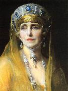 Philip Alexius de Laszlo Portrait of Queen Marie of Romania oil painting